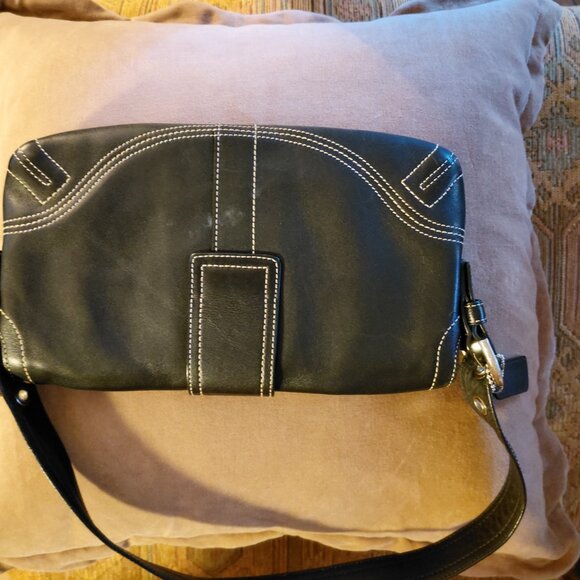 Coach Vintage Y2K F10192 Small Soho Black Leather Bag - Picture 4 of 6